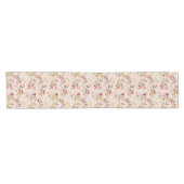 Abstract Elegance florale patroon 3 Korte Tafelloper (Horizontaal)