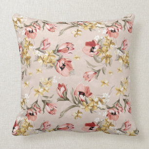 Abstract Elegance florale patroon 3 Kussen