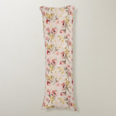 Abstract Elegance florale patroon 3 Lichaamskussen (Voorkant Verticaal)