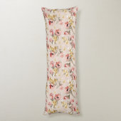 Abstract Elegance florale patroon 3 Lichaamskussen (Achterkant (Verticaal))