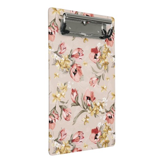 Abstract Elegance florale patroon 3 Mini Klembord (Schuin)