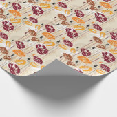 Abstract Elegance florale patroon 4 Cadeaupapier (Hoek)