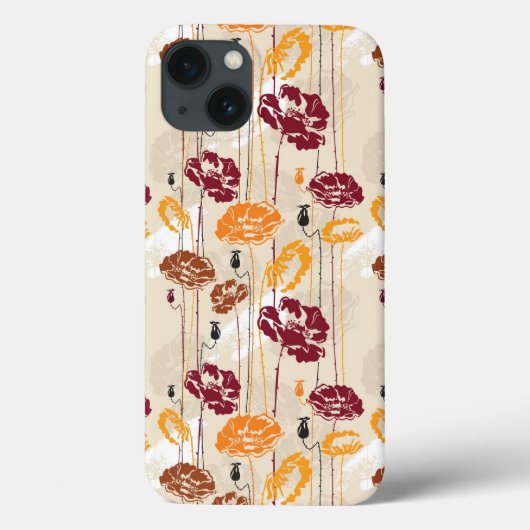 Abstract Elegance florale patroon 4 Case-Mate iPhone Case (Achterkant)