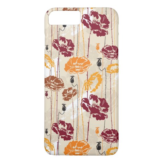 Abstract Elegance florale patroon 4 Case-Mate iPhone Case (Achterkant)