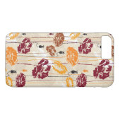 Abstract Elegance florale patroon 4 Case-Mate iPhone Case (Achterkant (Horizontaal))