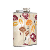 Abstract Elegance florale patroon 4 Heupfles (Rechts)