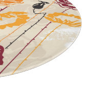 Abstract Elegance florale patroon 4 Snijplank (Hoek)