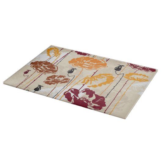 Abstract Elegance florale patroon 4 Snijplank (Hoek)