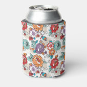 Abstract Elegance floreel patroon 5 Blikjeskoeler (Blikje Achterkant)