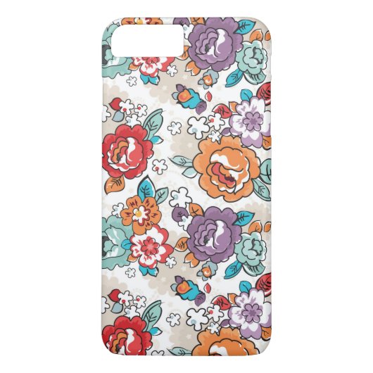Abstract Elegance floreel patroon 5 Case-Mate iPhone Case (Achterkant)