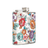 Abstract Elegance floreel patroon 5 Heupfles (Rechts)