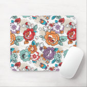 Abstract Elegance floreel patroon 5 Muismat (Met muis)