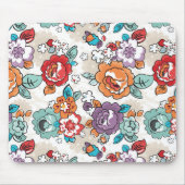 Abstract Elegance floreel patroon 5 Muismat (Voorkant)