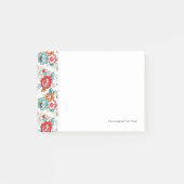 Abstract Elegance floreel patroon 5 Post-it® Notes (Voorkant)
