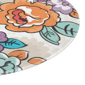 Abstract Elegance floreel patroon 5 Snijplank (Hoek)