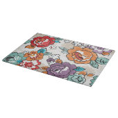 Abstract Elegance floreel patroon 5 Snijplank (Hoek)