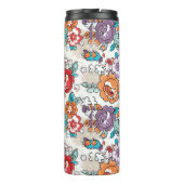 Abstract Elegance floreel patroon 5 Thermosbeker (Achterkant)