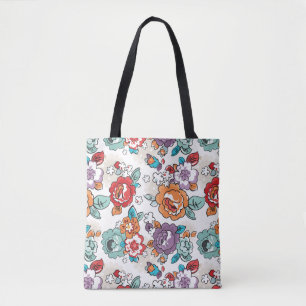 Abstract Elegance floreel patroon 5 Tote Bag