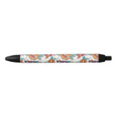 Abstract Elegance floreel patroon 5 Zwarte Inkt Pen (Voorkant)