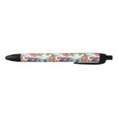 Abstract Elegance floreel patroon 5 Zwarte Inkt Pen (Bodem)