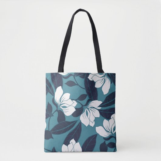 Abstract elegance pattern with floral background.  tote bag (Voorkant)