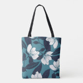 Abstract elegance pattern with floral background.  tote bag (Achterkant)