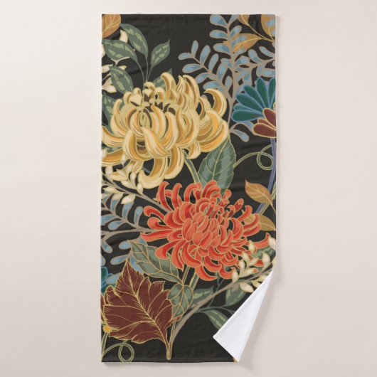 Abstract elegance seamless pattern with floral bac badhanddoek (Badhanddoek)