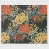 Abstract elegance seamless pattern with floral bac cadeaupapier (Vlak)