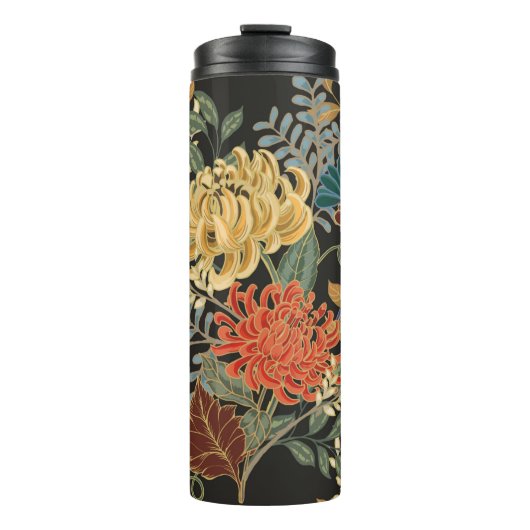 Abstract elegance seamless pattern with floral bac thermosbeker (Voorkant)