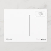 Abstract Elegant Floral design Briefkaart (Achterkant)