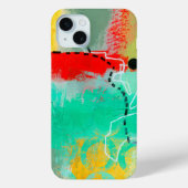 Abstract Elegant gemengd Kleurrijk schilderpatroon Case-Mate iPhone Case (Achterkant)