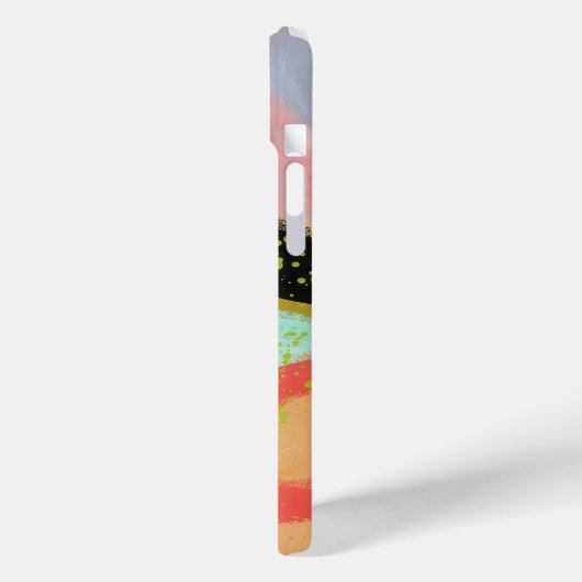 Abstract Elegant gemengd Kleurrijk schilderpatroon Case-Mate iPhone Case (Achterkant / Links)