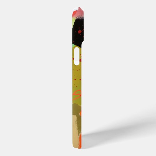 Abstract Elegant gemengd Kleurrijk schilderpatroon Case-Mate iPhone Case (Achterkant / Rechts)