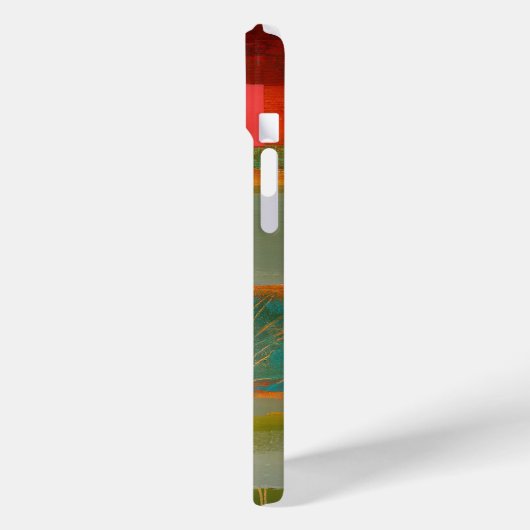 Abstract Elegant gemengd Kleurrijk schilderpatroon Case-Mate iPhone Case (Achterkant / Links)