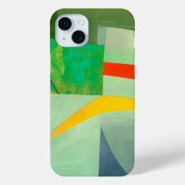 Abstract Elegant gemengd Kleurrijk schilderpatroon iPhone 15 Mini Hoesje