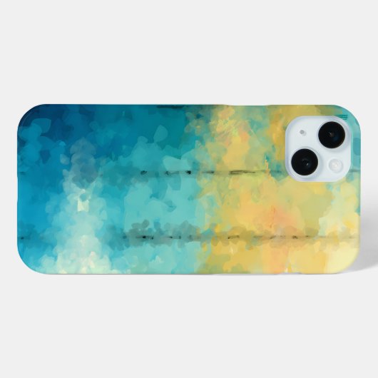 Abstract Elegant gemengd Kleurrijk schilderpatroon Case-Mate iPhone Case (Achterkant (horizontaal))