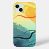 Abstract Elegant gemengd Kleurrijk schilderpatroon Case-Mate iPhone Case (Achterkant)