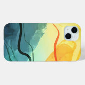 Abstract Elegant gemengd Kleurrijk schilderpatroon Case-Mate iPhone Case (Achterkant (horizontaal))