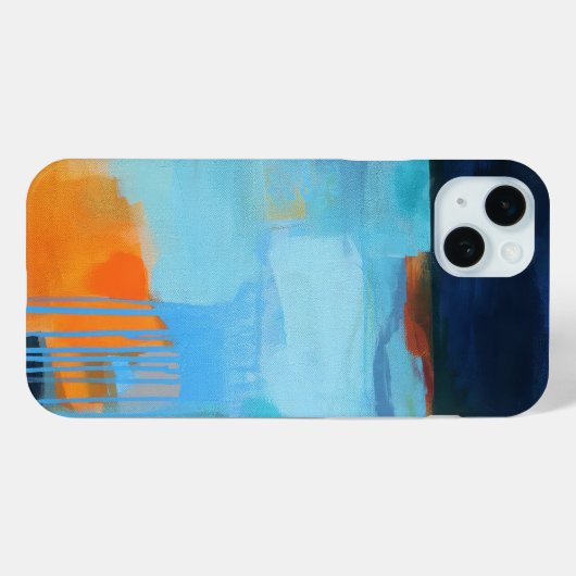 Abstract Elegant gemengd Kleurrijk schilderpatroon Case-Mate iPhone Case (Achterkant (horizontaal))