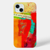 Abstract Elegant gemengd Kleurrijk schilderpatroon Case-Mate iPhone Case (Achterkant)