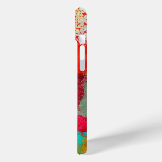 Abstract Elegant gemengd Kleurrijk schilderpatroon Case-Mate iPhone Case (Achterkant / Links)