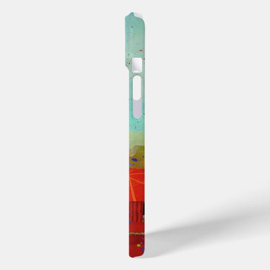 Abstract Elegant gemengd Kleurrijk schilderpatroon Case-Mate iPhone Case (Achterkant / Links)