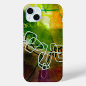 Abstract Elegant gemengd Kleurrijk schilderpatroon Case-Mate iPhone Case (Achterkant)