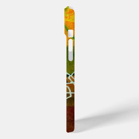 Abstract Elegant gemengd Kleurrijk schilderpatroon Case-Mate iPhone Case (Achterkant / Links)