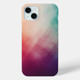 Abstract Elegant gemengd Kleurrijk schilderpatroon iPhone 15 Mini Hoesje