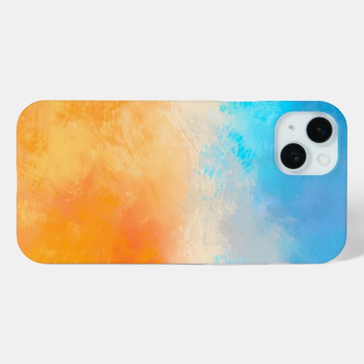 Abstract Elegant gemengd Kleurrijk schilderpatroon Case-Mate iPhone Case (Achterkant (horizontaal))
