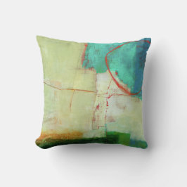 Abstract Elegant gemengd Kleurrijk schilderpatroon Kussen