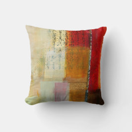 Abstract Elegant gemengd Kleurrijk schilderpatroon Kussen