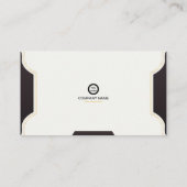 Abstract Elegant Luxury Business Kaart Visitekaartje (Achterkant)