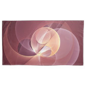 Abstract Elegant Modern Wine Red Fractal Art Kussensloop (Voorkant)